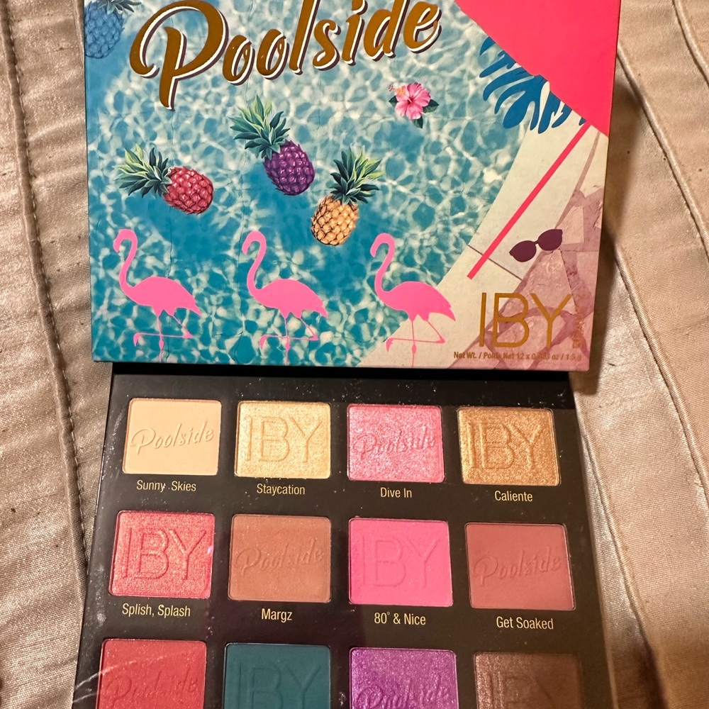 Poolside Eyeshadow Palette - Vibrant Colors